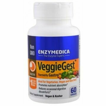 Enzymedica VeggieGest (ферменты), 60 растительных капсул