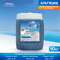 Альгицид Aqualeon непенящийся пролонгированного действия, 10 л (10 кг)