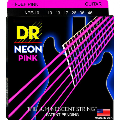 DR NPE-11 HIGH-DEF NEON Струны для электрогитары