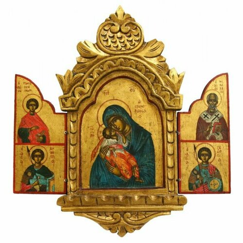 Икона Божья Матерь Гликофилуса писаная арт ДВ-168
