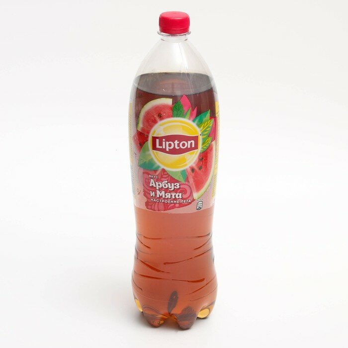 Чай черный Lipton Ice Tea Арбуз и Mята 500мл - фото №6