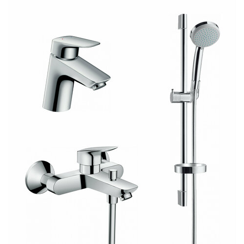 Комплект смесителей Hansgrohe Logis Croma 100 Eco, хром