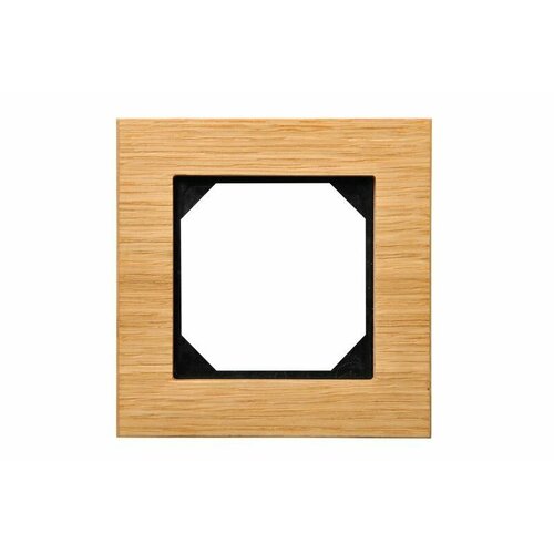 LIREGUS Рамка Одноместная Дуб (Универсальный Монтаж) LIREGUS EPSILON