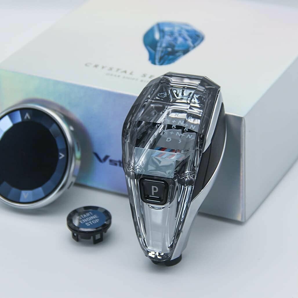 Ручка АКПП M-Style (Swarovski) для BMW с системой MGU с 21 модельного года, БМВ X3 G08/01 X4 G02 X5 G05 X6 G06 X7 G07 Z4 G29 3, 4, 8 Series