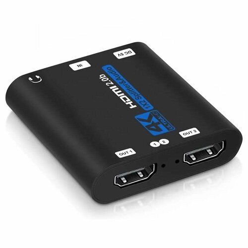 HDMI-разветвитель 4K/60Hz, HDR, 1 вход/2 выхода, HDMI 2.0b, Audio | ORIENT HSP0102AH-2.0