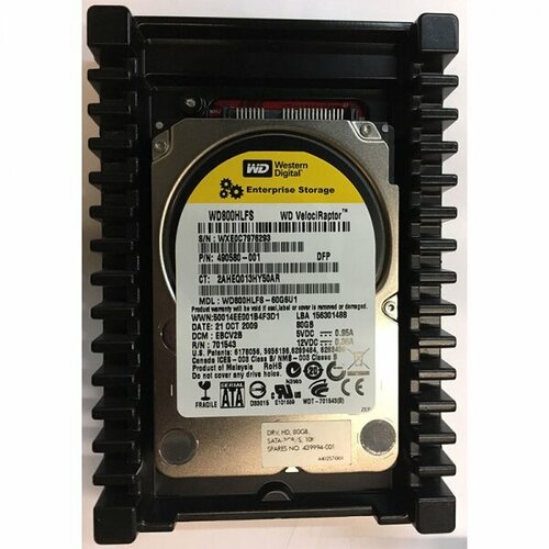 Жесткий диск HP 490580-001 80Gb SATAII 2,5 HDD жесткий диск hp 345713 005 80gb sataii 3 5 hdd