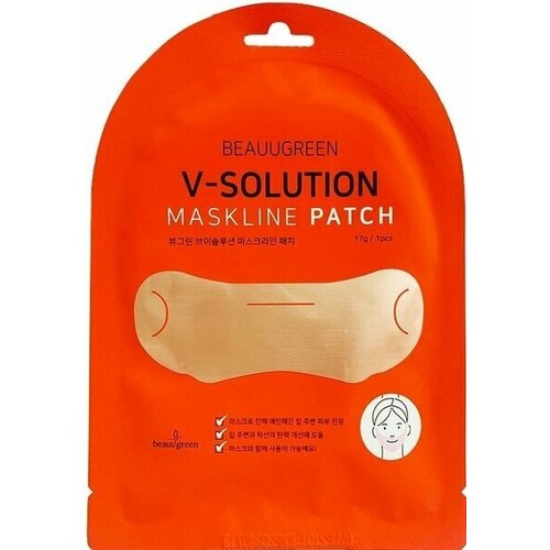Beauugreen Патчи маска для коррекции овала лица V-Solution Maskline Patch 28г karatica i m v tox patch маска для поддержания овала лица 5шт