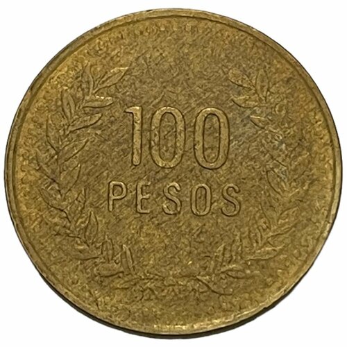 Колумбия 100 песо 1993 г. колумбия 5000 песо 1993 г мигель антонио каро тобар unc