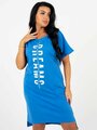 Платье Трикотажные сезоны, размер 58, голубой