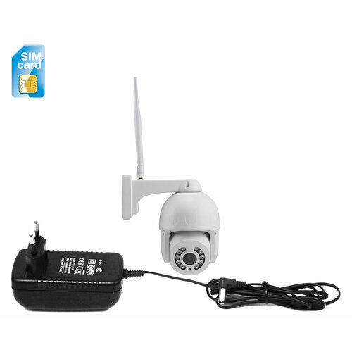 Уличная беспроводная 4G влагозащищенная IP66 IP-камера видеонаблюдения 5Mp Линк-5MP NC59G-5X 8G3G4G U56869LU ИК 5-zoom SD карта микрофон 2155800₽