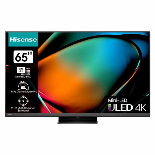 Телевизор hisense 65 черный 65U8KQ 15182100₽