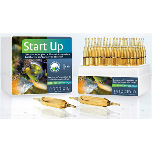 start up nano набор средств bio digest stop ammo 4шт в блистере Набор для быстрого запуска аквариума Prodibio Start Up, 30 ампул