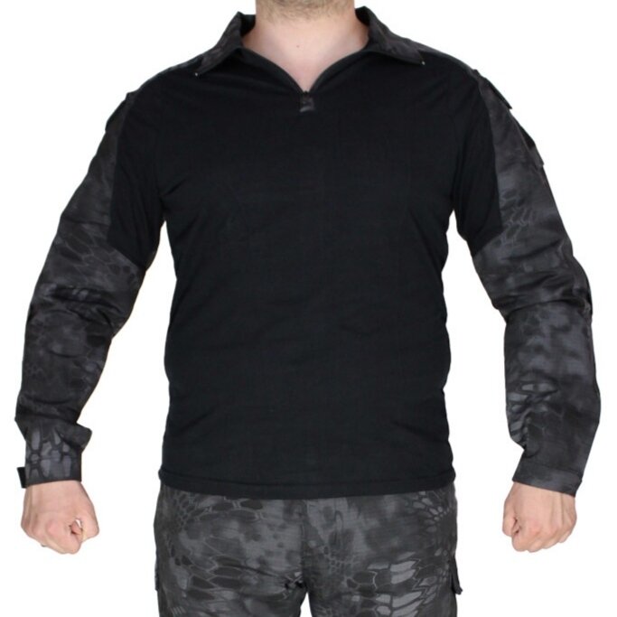 Рубашка тактическая Kamukamu боевая с налокотниками камуфляж Typhon (размер: 54, рост: 176-182, размер производителя: 3xl)