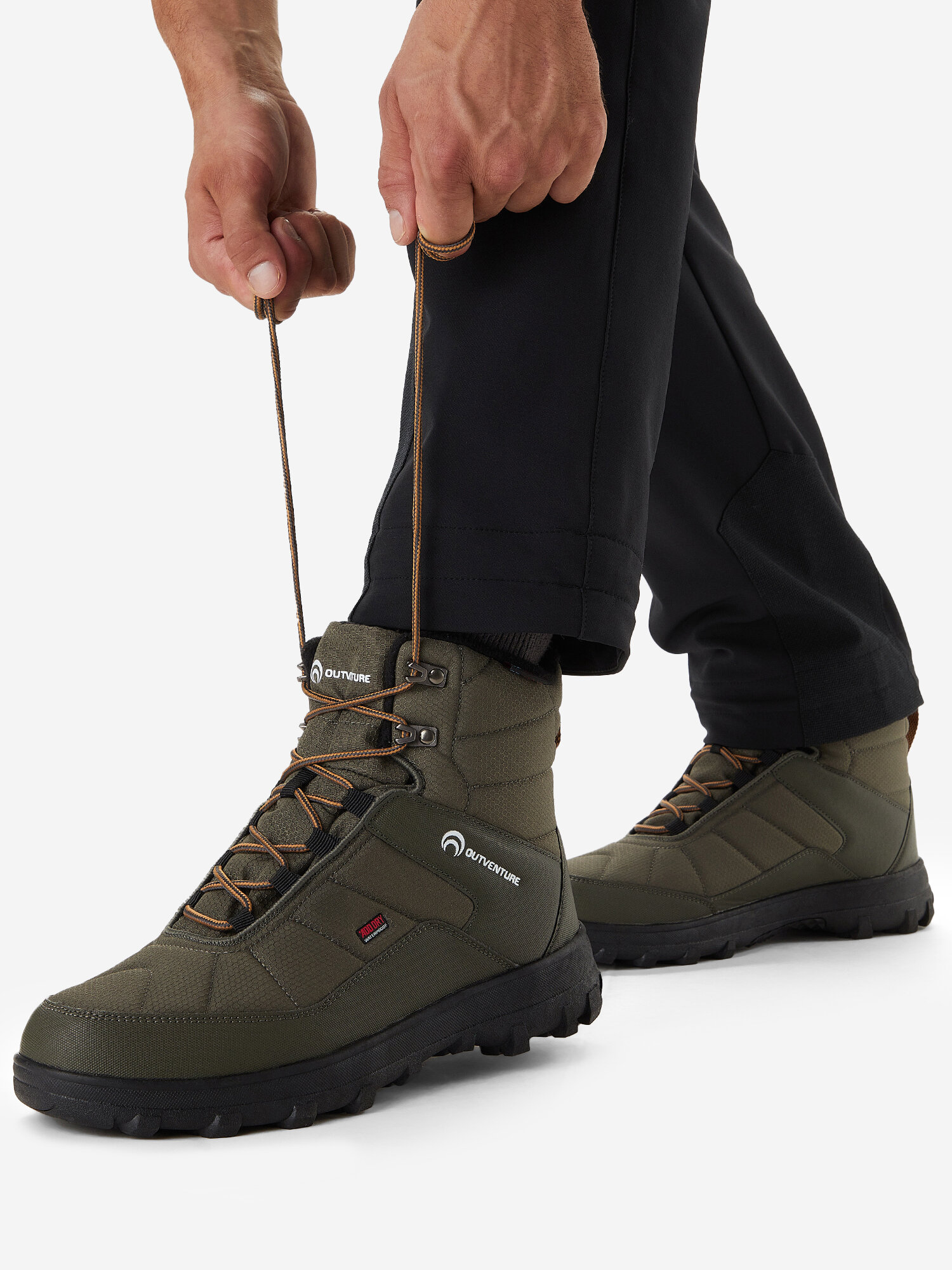 Ботинки OUTVENTURE Winterhike, размер 43, хаки