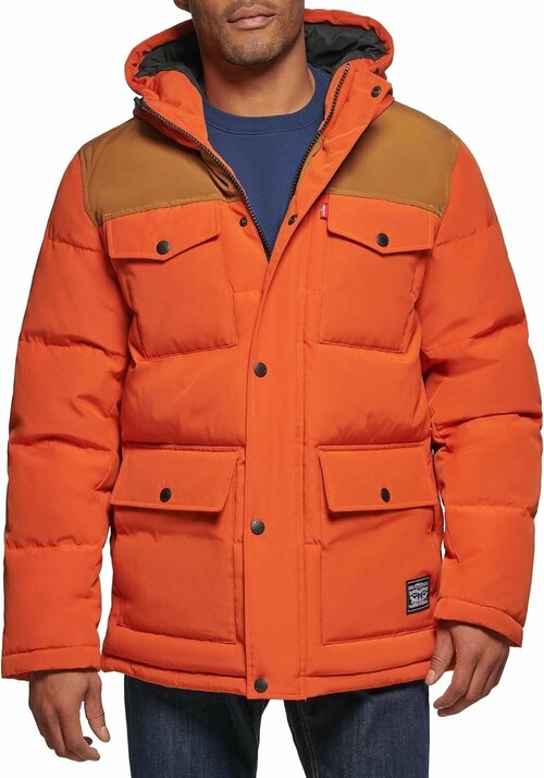 Куртка Levis, размер M, оранжевый