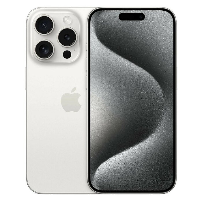 Смартфон Apple iPhone 15 Pro 256Gb 2SIM белый титан