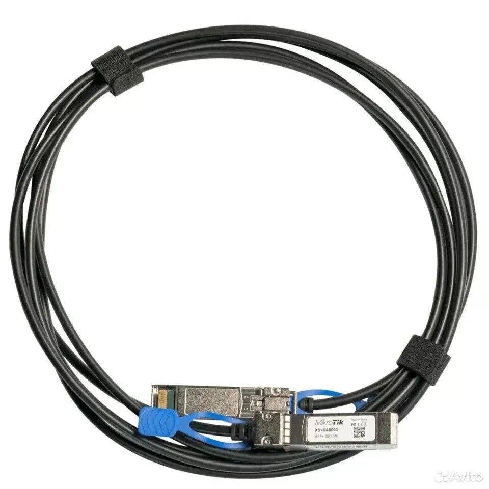 Патч-корд Mikrotik XS+DA0001 SFP+, кабель переходник, 1 метр