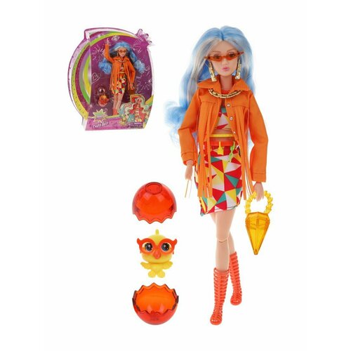 Кукла Модница, для девочки, в комплекте 9 предметов подарок для девочки 9 предметов