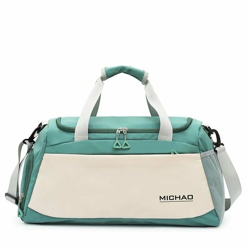 фото Сумка спортивная michao, 50 л, 24х50х50 см, ручная кладь, бирюзовый