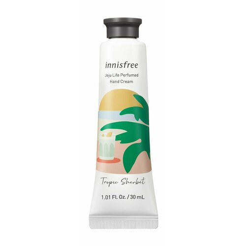 Парфюмированный крем для рук с ароматом тропического щербета Innisfree Jeju Life Perfumed Hand Cream Tropic Sherbet