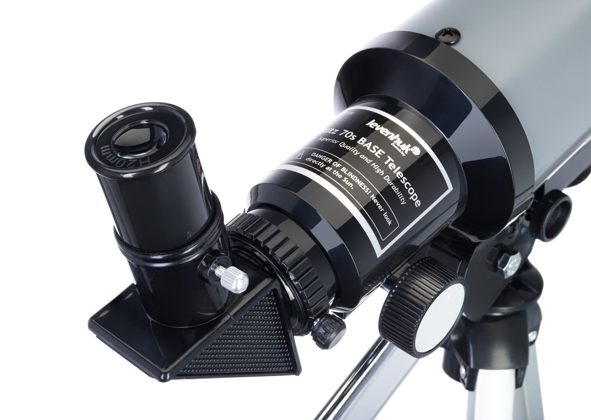 Телескоп Levenhuk Blitz 70s Base рефрактор d70 fl300мм 140x серый/черный - фото №10