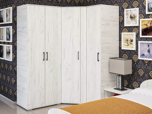 Изображение товара Шкаф МК"Пирамида" ШОН-16 угловой , цвет крафт светлый, 210х90х90 см