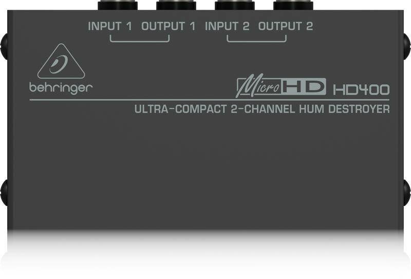Behringer Microhd HD400 Подавитель сетевого фона и шумов — фото 4