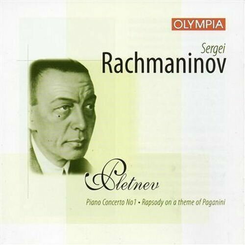 AUDIO CD Рахманинов: Фортепианный концерт № 1, Рапсодия на тему Паганини - Исп. М. Плетнев (фортепиано), Оркестр Филармония (Великобритания), Дирижер Либор Пешек. 1 CD