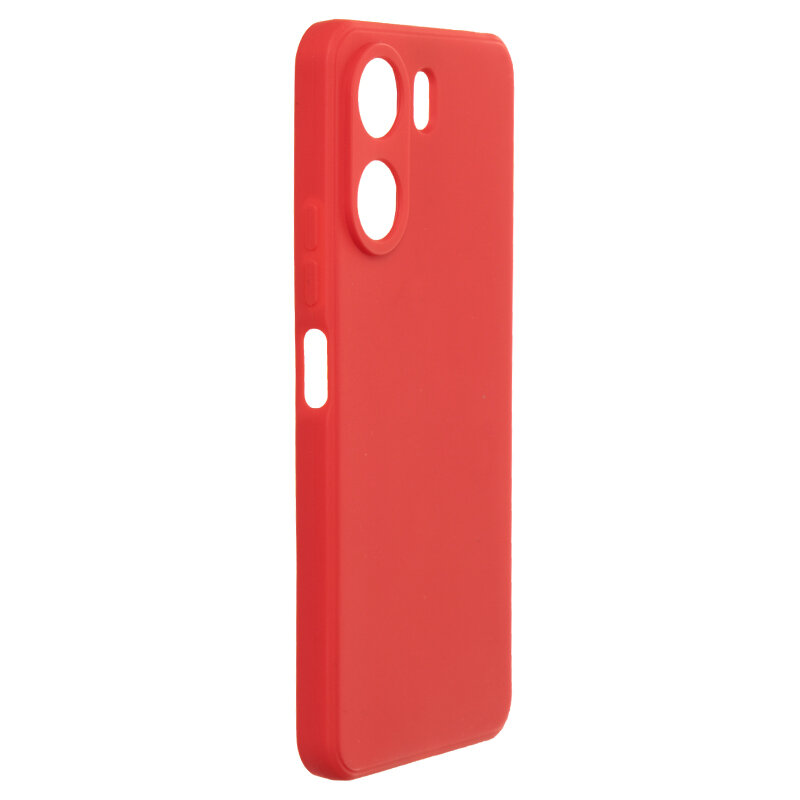фото Чехол Zibelino для Xiaomi Redmi 13C 4G / Poco C65 4G Soft Matte с микрофиброй Red ZSMF-XIA-RDM-13C-RED