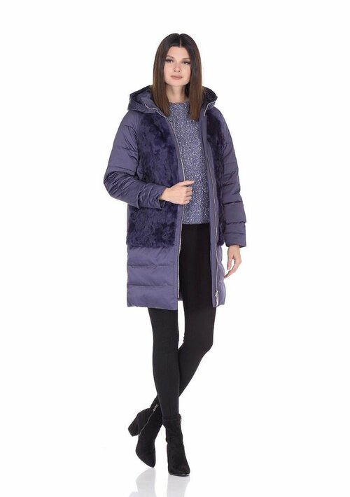 Куртка  Prima Woman, размер 48, фиолетовый