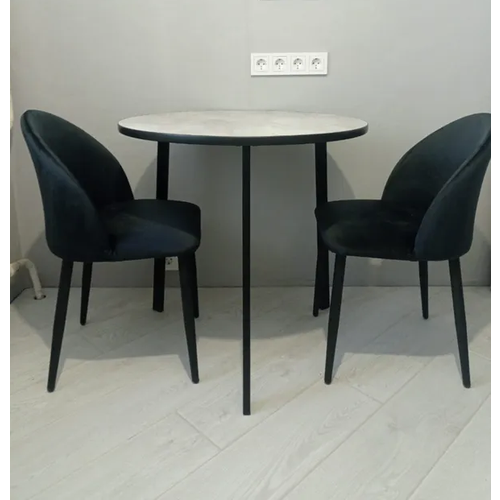 Стол кухонный, Стол обеденный. DESK 2. Круглый. Ø 77,5 см. 3 ножки.