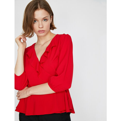 Блуза KOTON, размер 34, красный