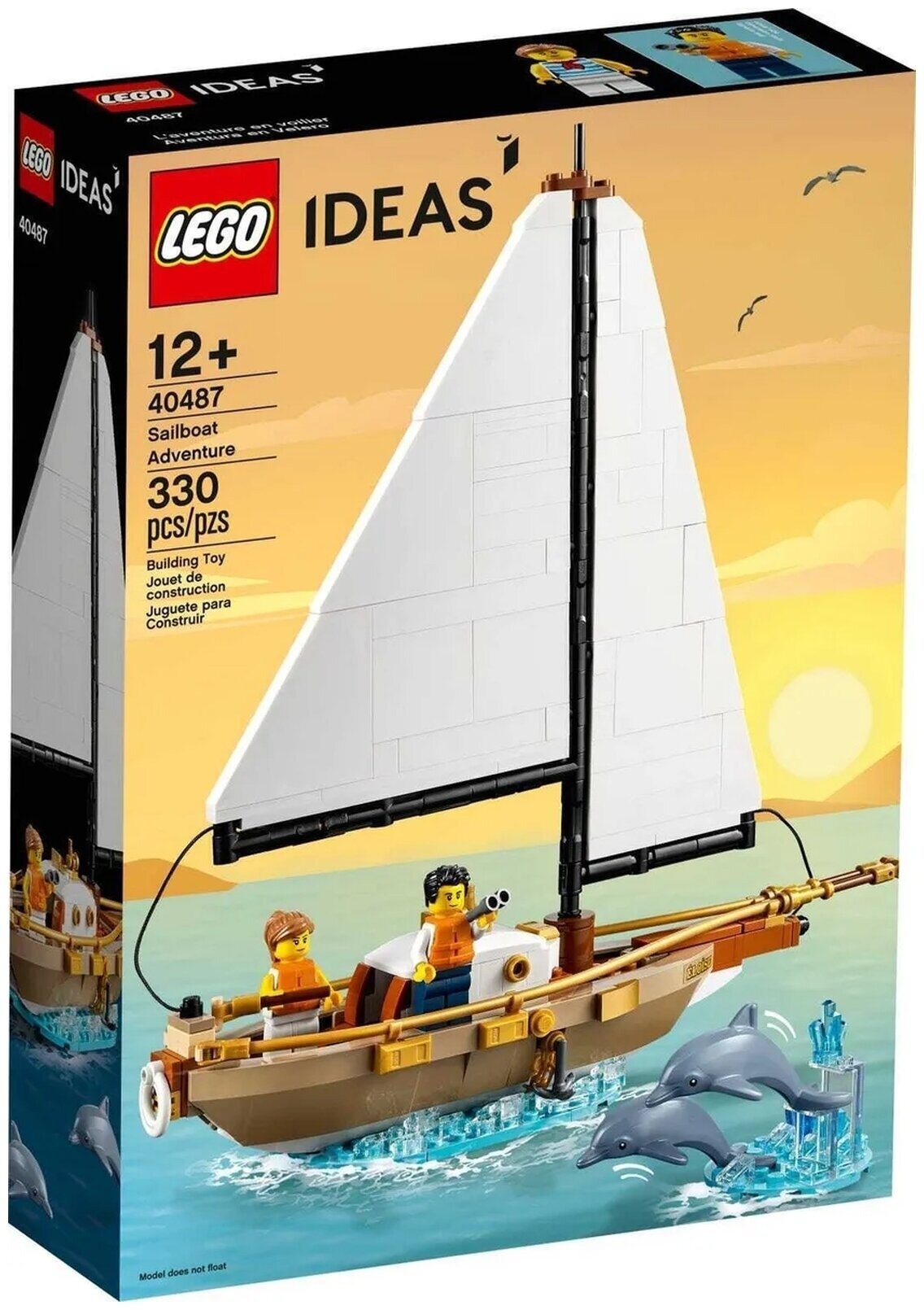 Конструктор LEGO Ideas 40487 Приключение на парусной лодке, 330 дет.