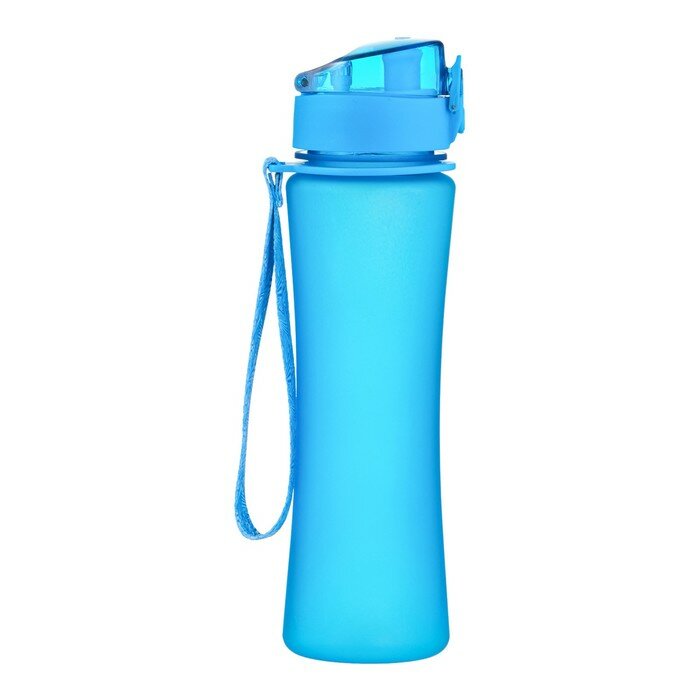 Мастер К Бутылка для воды, 600 мл, SPORT, 600 мл, с поильником, голубая
