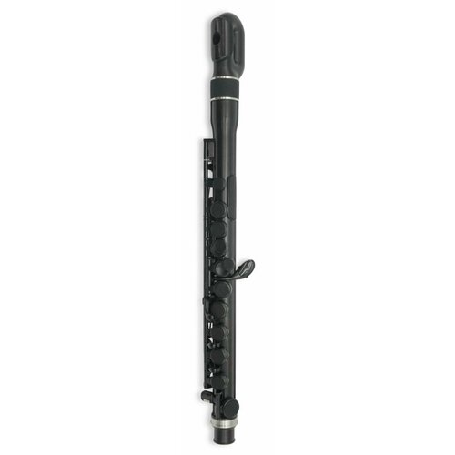 NUVO jFlute Black/Black флейта, изогнутая головка, материал пластик, цвет чёрный, в комплекте мундштук, чехол.