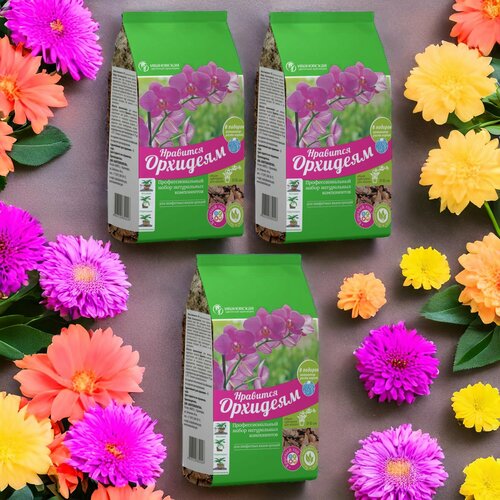 Грунт для орхидеи эпифитной 2л / 3шт. Ивановская Цветочная Оранжерея.