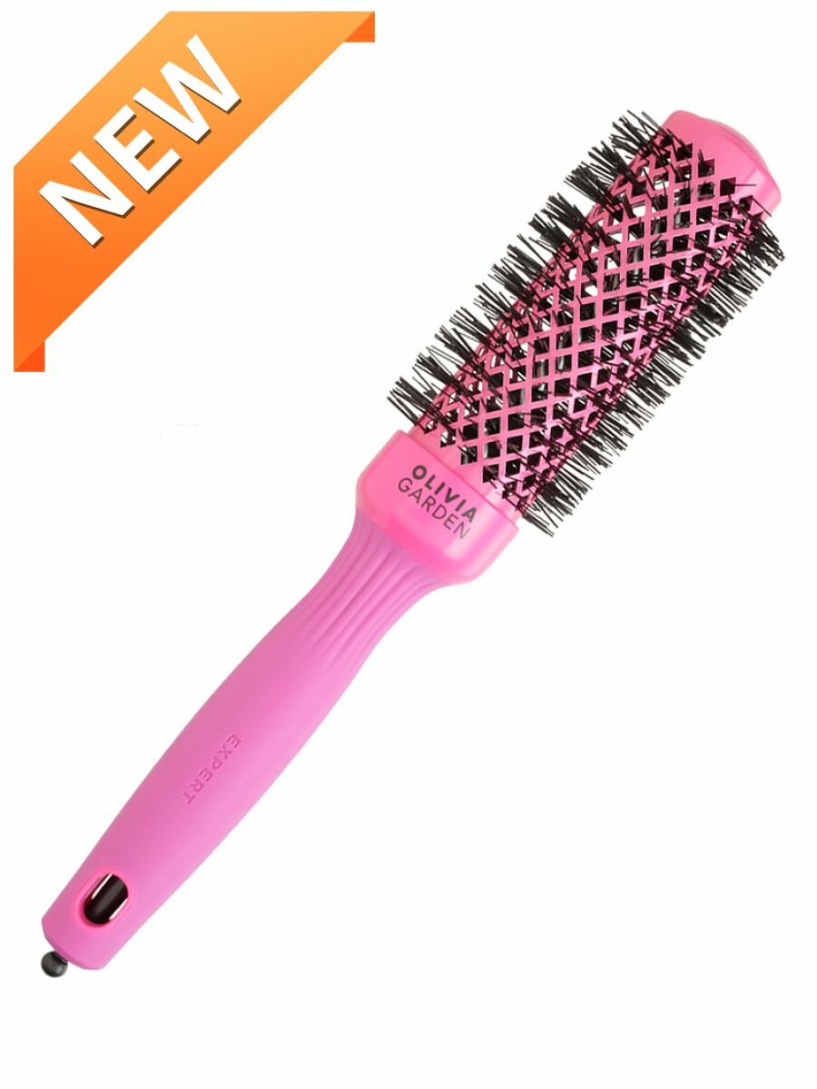 Термобрашинг Olivia Garden "Expert Blowout Shine" Pink 35 мм