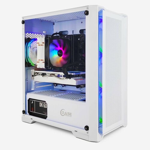 Игровой PC юкомс i7 11700KF, RX 560 4GB, SSD 240GB, 16GB DDR4, БП 450W, win 10 pro, White game case