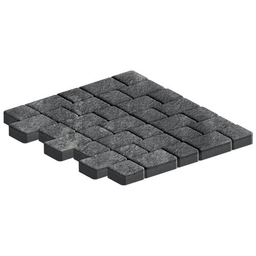 Тротуарная плитка SteinRus Инсбрук Альт Дуо 40 мм colormix Актау antico