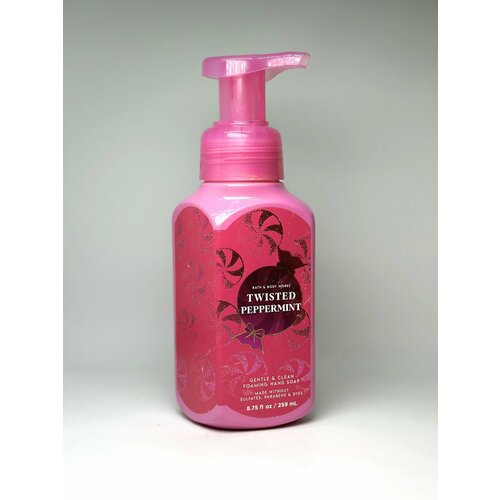 Bath and Body Works мыло пенка Twisted Peppermint( царапины на этикетке)