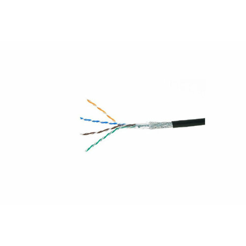 Сетевой кабель Gembird Cablexpert SFTP cat.5e 4 пары 305m Black SPC-5051E-SO-OUT кабель cablexpert ftp5e fpc 5051e so outr 1 шт
