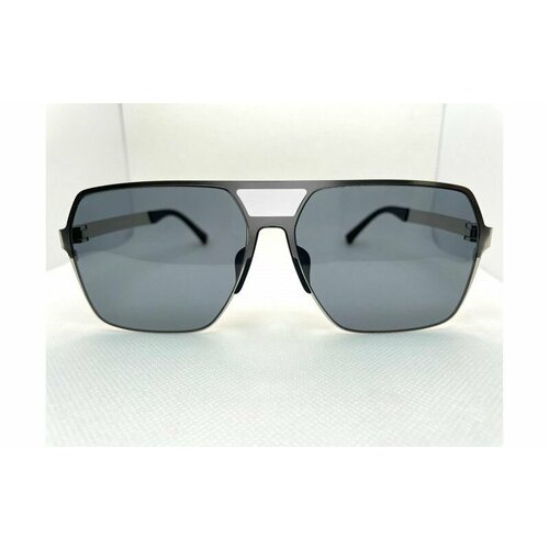 Солнцезащитные очки L.O.C., серый, серебряный