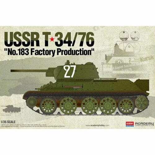 Academy сборная модель 13505 T-34/76 No.183 Factory Production 1:35