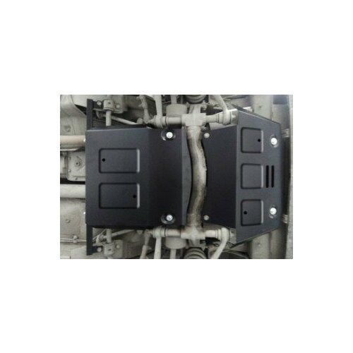 Комплект защит картер + КПП + передний редуктор, крепеж, RIVAL, Сталь, Lada Niva 2020-, V-1.7/ для Chevrolet Niva 2009-2020, V-1.7/Niva 2002-2009, V-1,7, (арт. K222.1022.1)