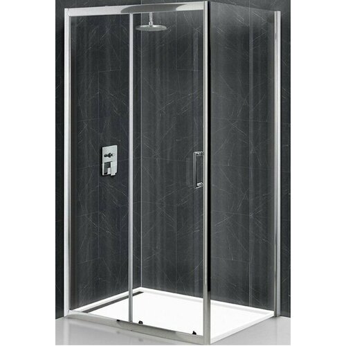 Душевой уголок BelBagno Uno UNO-AH-1-120/100-C-Cr 120х100х185 см, профиль хром/стекло прозрачное