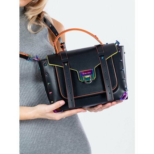 Сумка Urban Fashion, зеленый, черный