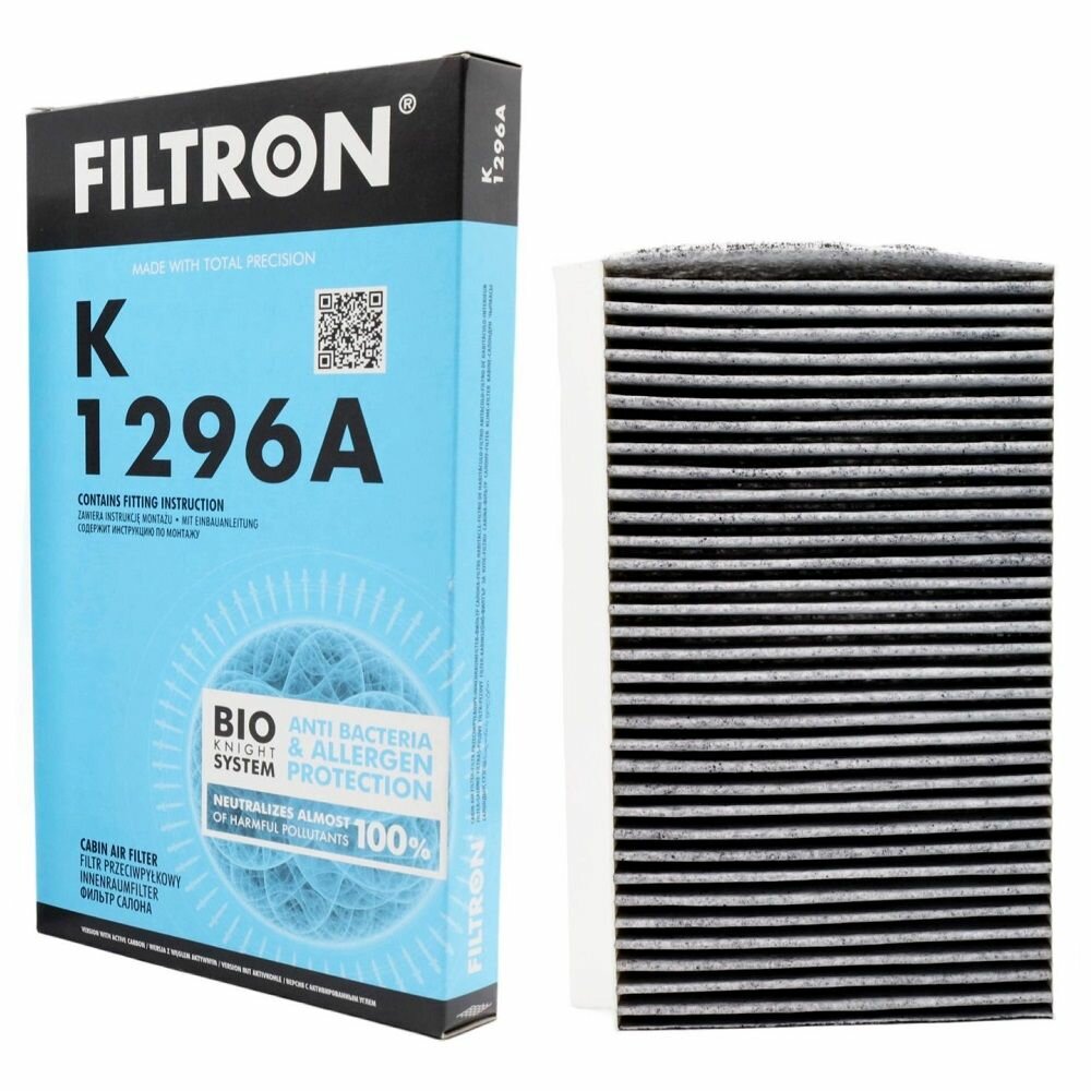 Фильтр салонный угольный FILTRON K1296A