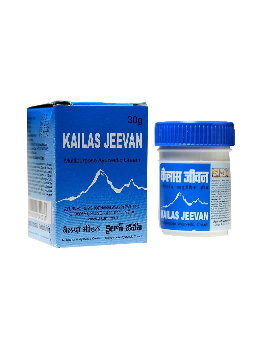 Крем-бальзам Kailas Jeevan аюрведический, 30 г