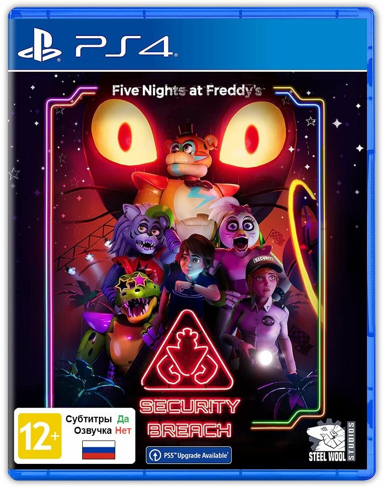 Игра Five Nights at Freddy's: Security Breach (PlayStation 4, Русские субтитры)