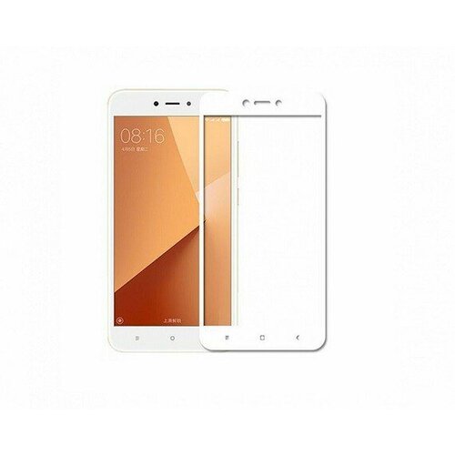 Xiaomi Redmi Note 5A Full белое - защитное стекло 30D аксессуар защитное стекло для xiaomi redmi note 4 mobius 3d full cover